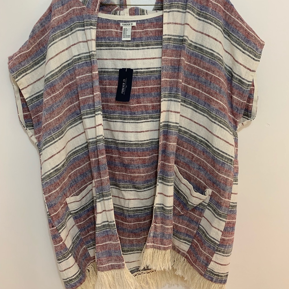 Forever 21 Woven Cardigan
